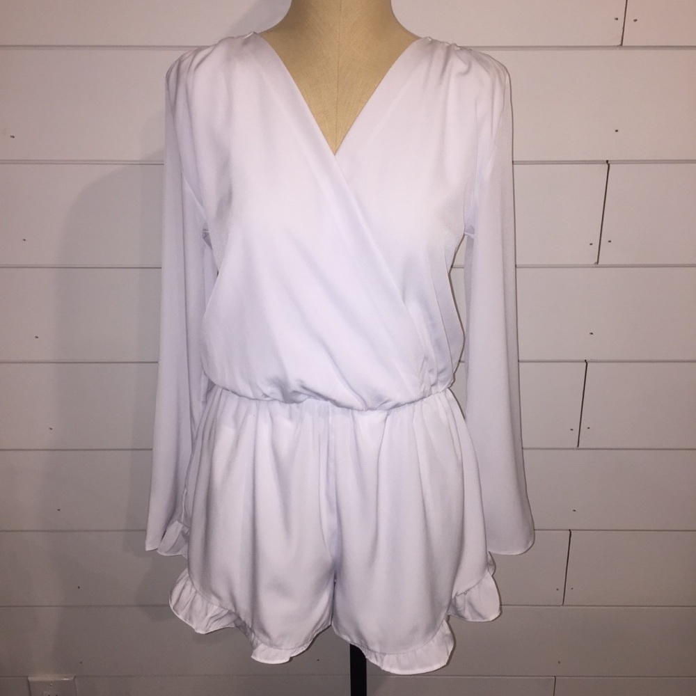 Honey Belle White Romper
